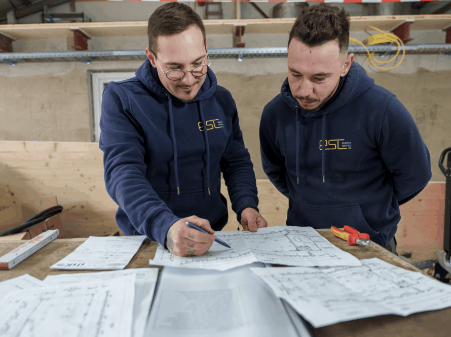 Étude des plans avant le chantier