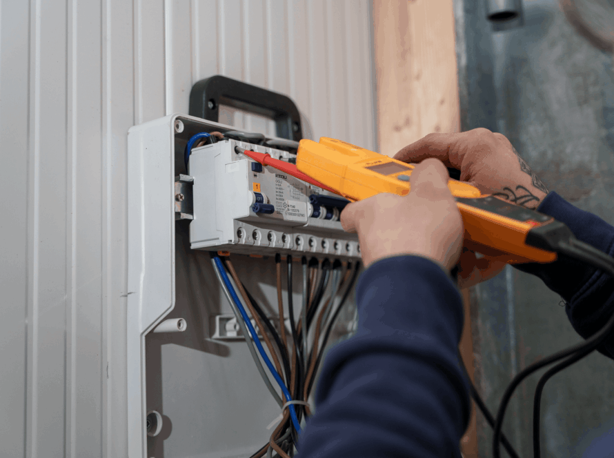 Mesures sur un tableau électrique